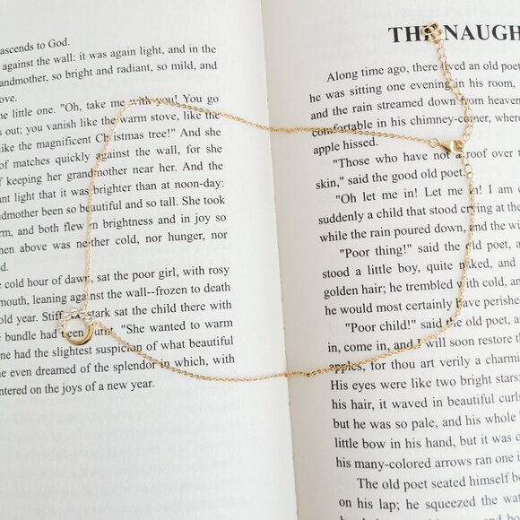 NEW Alicia Bonnie Cora Gold Vermeil Necklace Authentic - Picture 2 of 3